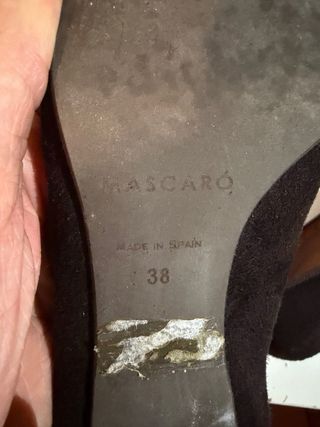 Zapatos planos tacón Jaime Mascaró marrones