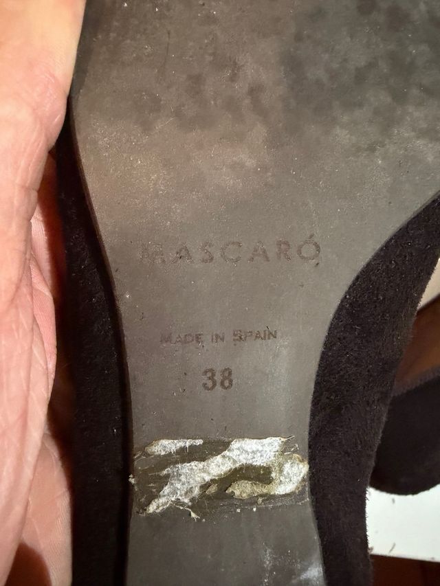 Zapatos planos tacón Jaime Mascaró marrones