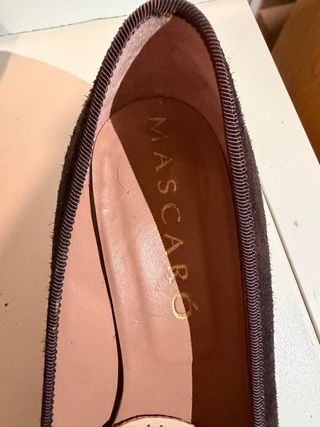 Zapatos planos tacón Jaime Mascaró marrones