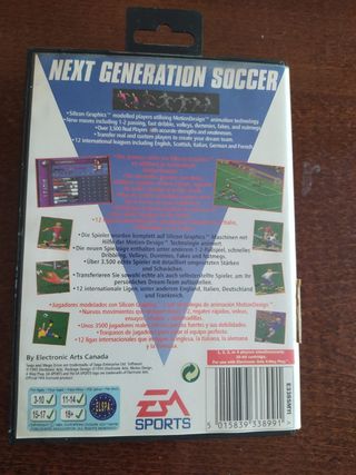 FIFA 96 Mega Drive EA Sports Juego