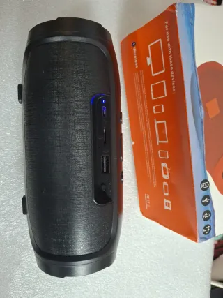 Altavoz Charge Mini 3+ Negro/Naranja