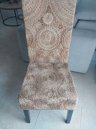 Sillas de comedor de fibra (Set de 6)