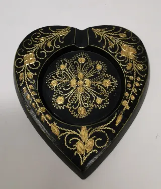 Set 4 posacenere vintage a tema carte da gioco