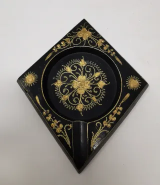 Set 4 posacenere vintage a tema carte da gioco