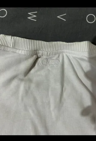 Sudadera Kenzo Blanca con Tigre Bordado