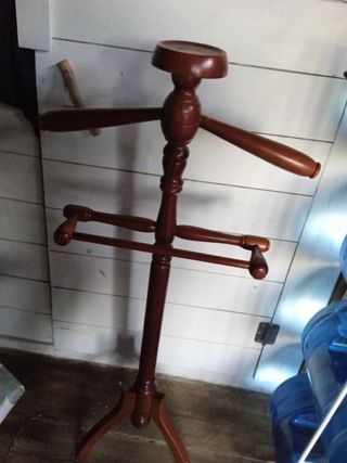 Burro perchero de madera