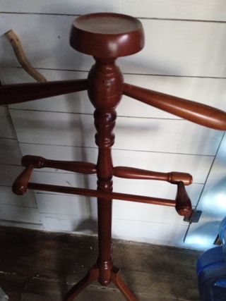 Burro perchero de madera