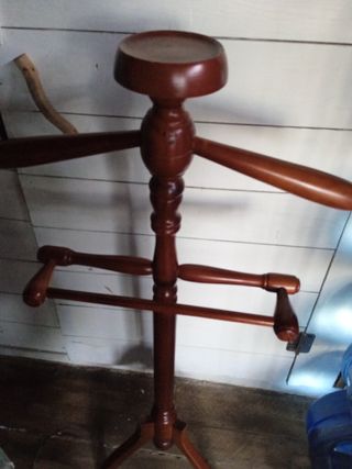 Burro perchero de madera