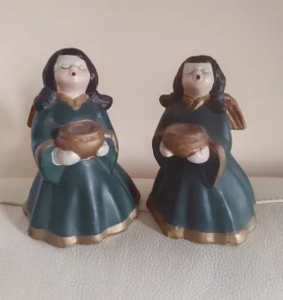 Coppia Statuine Angeli tipo Thun