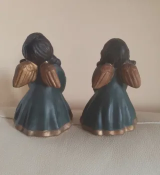 Coppia Statuine Angeli tipo Thun