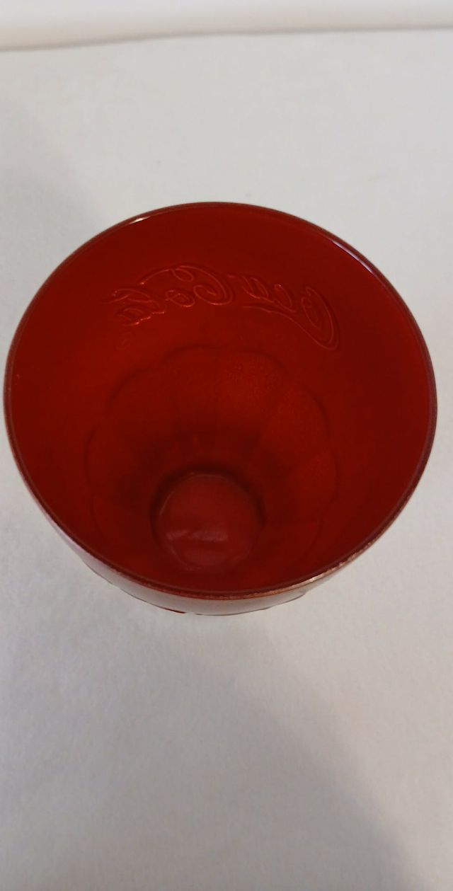 Vaso Coca-Cola Rojo Metálico Coleccionable