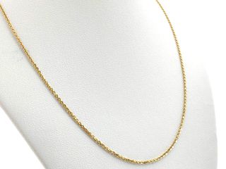 cadena oro 18k 30cm