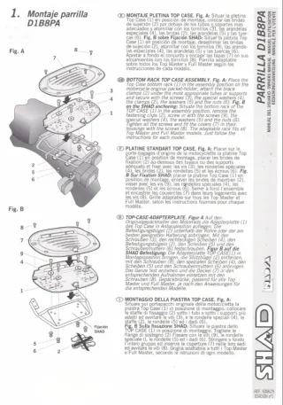 Parrilla SHAD D1B8PA