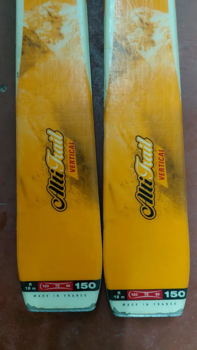 Esquís de travesía Dynastar completo.