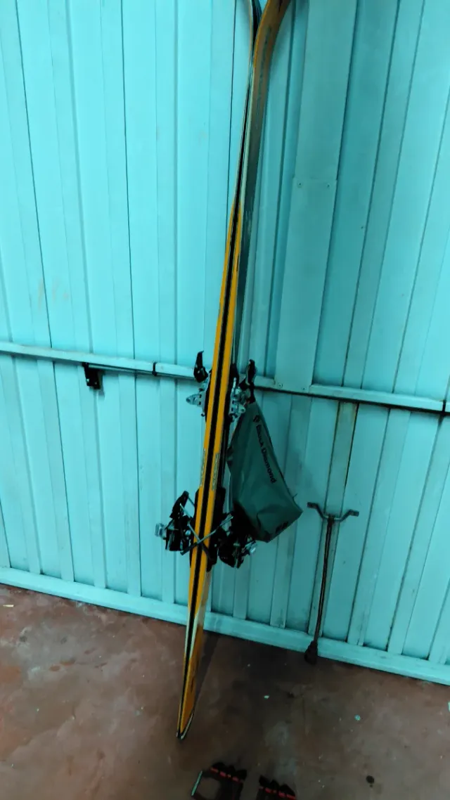 Esquís de travesía Dynastar completo.