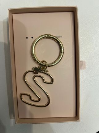 Llavero Tous Inicial S Dorado