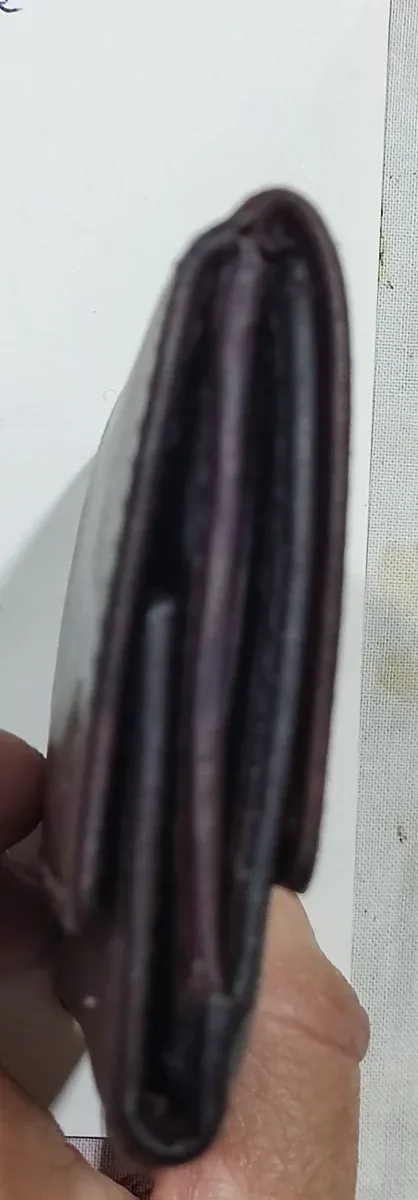 Cartera de cuero 6 compartimentos