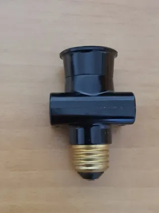 Portalampada con doppia presa