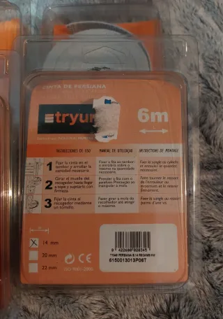 Cinta persiana 14mm x 6m