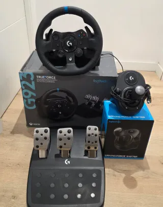 Volante Logitech G923 + Shifter Palanca