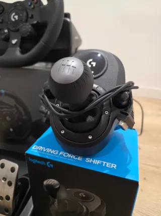 Volante Logitech G923 + Shifter Palanca