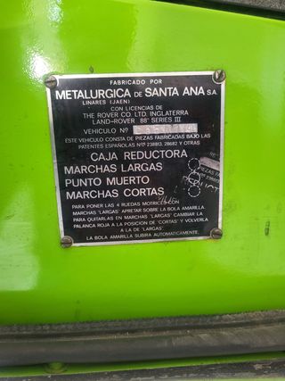 LAND-ROVER SANTANA 88 LIGERO 1982