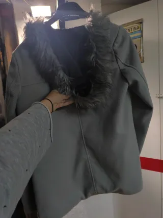 Abrigo gris talla S