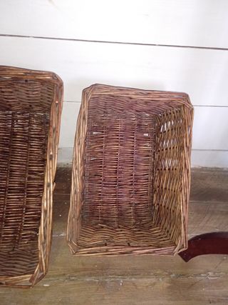 Juego de 2 cestas de mimbre