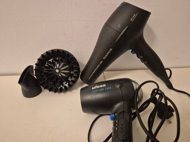 Secadores de pelo Taurus y Ufesa