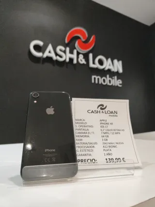 iPhone XR 64GB Argento Batteria Nuova