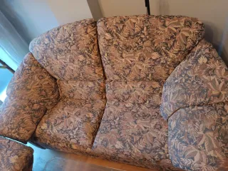 Sofá de tela vintage