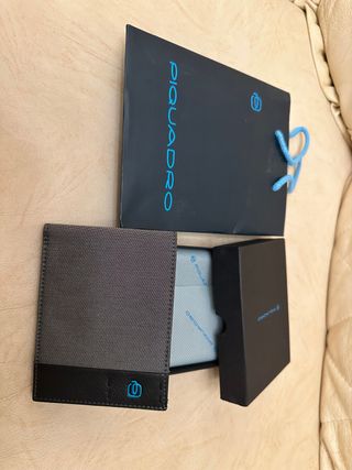 Portafoglio Piquadro nero/grigio