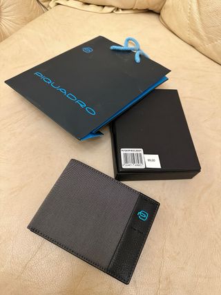 Portafoglio Piquadro nero/grigio