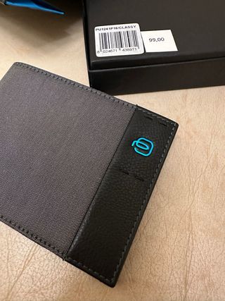 Portafoglio Piquadro nero/grigio