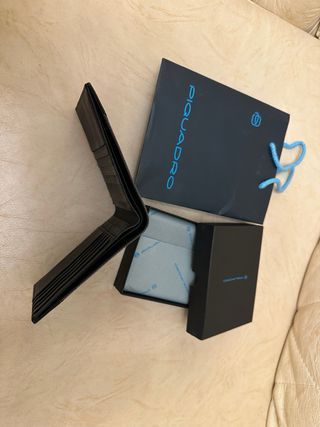 Portafoglio Piquadro nero/grigio