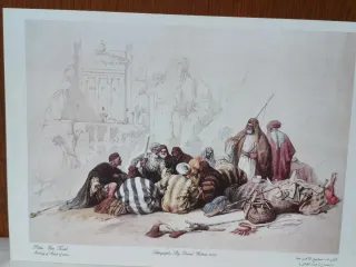 14 Litografie Petra di David Roberts 1839