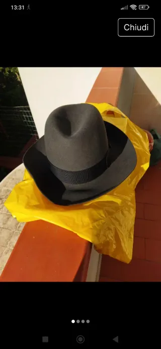 Borsalino uomo tortora