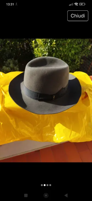 Borsalino uomo tortora