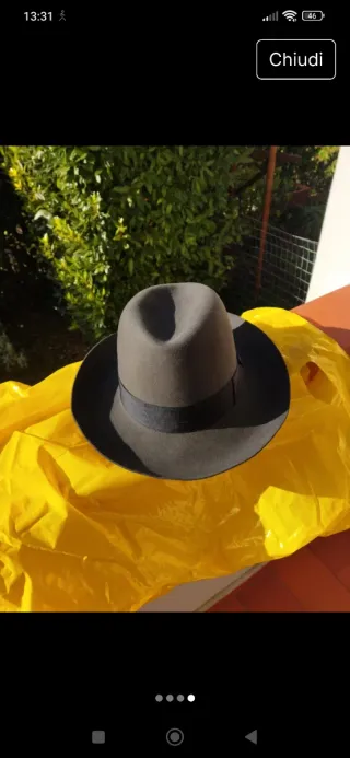 Borsalino uomo tortora