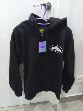 Sudadera Corteiz Negra Talla S