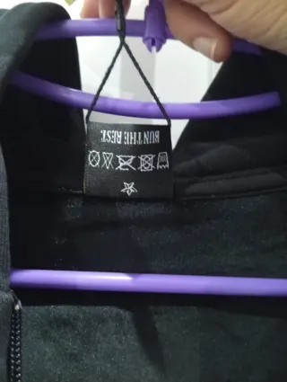 Sudadera Corteiz Negra Talla S