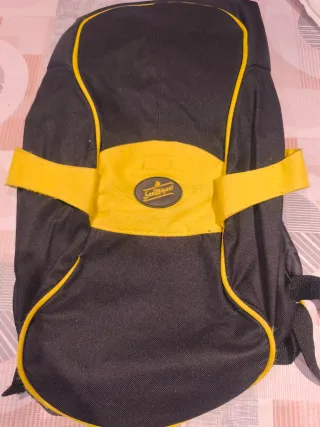 Mochila Ciclismo Negra y Amarilla