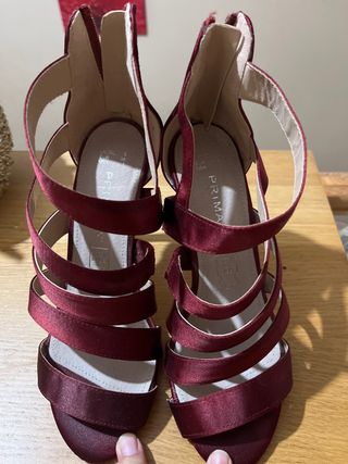 Sandalias de tacón Primark Rojo Talla 38
