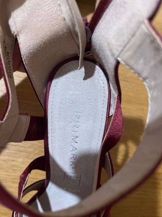 Sandalias de tacón Primark Rojo Talla 38