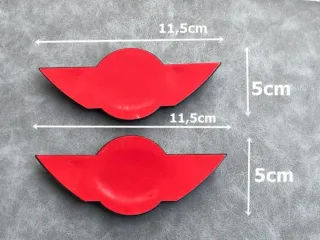 11,5x5cm Emblema Capó y Maletero Mini Cooper One