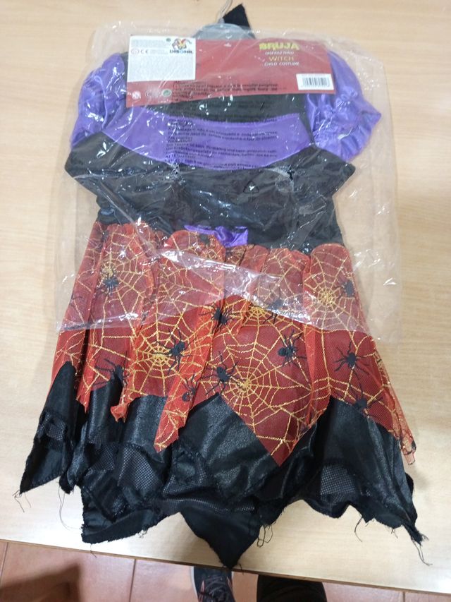 Disfraz Bruja Niña Talla 5