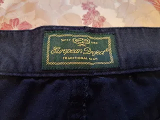 Pantaloni uomo European Project blu XL / 52 IT