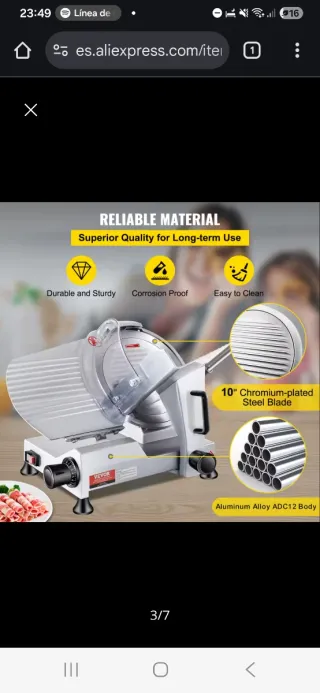 Cortafiambres profesional Vevor