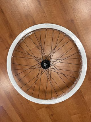 Rueda Delantera Fixie / Single Speed Blanca