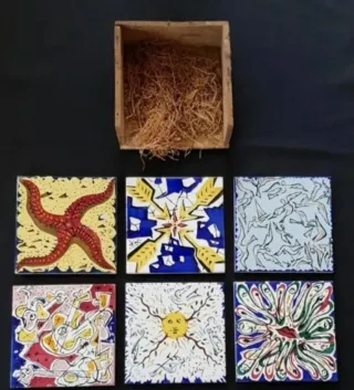 6 Azulejos Edición Especial Salvador Dalí 1954